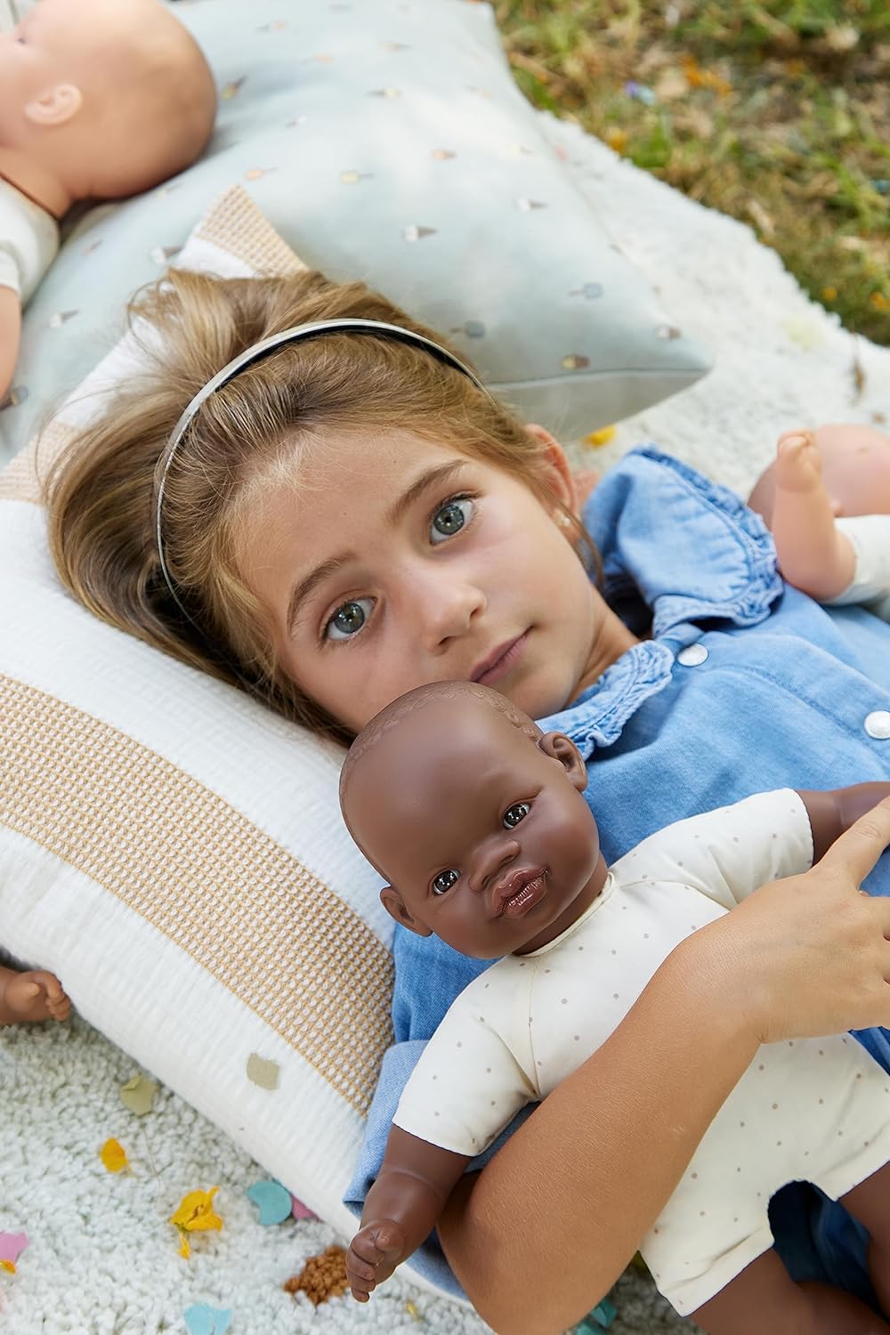 KsmToys Miniland 13″ 33cm Soft Body Asian Doll with Organic Cotton Clothes BPA-Free Vinyl Head arms and Legs with Realistic Features and Details