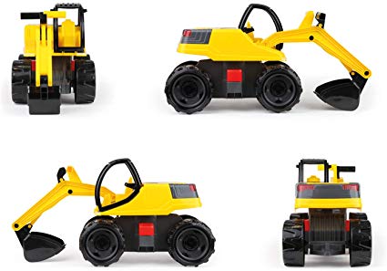Powerful Giants Ride-On Excavator Manually Operated Digging Scoop From Lena By KsmToys
