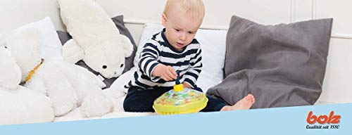 Classic Paybox Music Spinning Tin Top Toy from KsmToys by Bolz. The Funny Buzzing Hum Gets Louder As The Top Spins Faster Ages 18 m+
