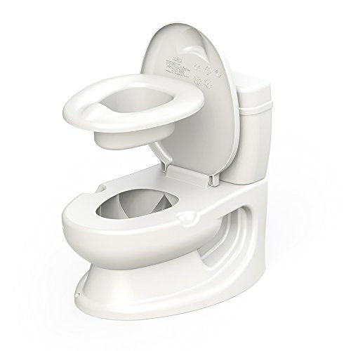 ToyLet Toilet Training Potty with a toilet seat cover wipes storage & paper roll holder WHITE