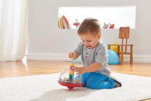 Classic Train Spinning Top Toy from KsmToys by Bolz. Real Action and Sounds when the top spins. Durable 9.5" x 7.5" x 7.5" Ages 18 m+