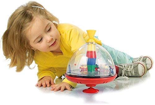 Classic Train Spinning Top Toy from KsmToys by Bolz. Real Action and Sounds when the top spins. Durable 9.5" x 7.5" x 7.5" Ages 18 m+