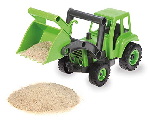 Lena Eco Active Toy Tractor Biodegradable Green Toy Manufactured from Food-grade Resin and Wood
