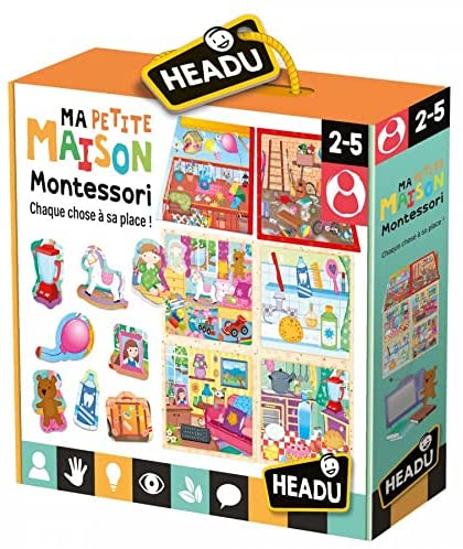 Ma Petite Maison Chaque  Learn to Tidy Up and House Chores Classify Objects My Little House Educational Puzzle Montessori Concept by Headu