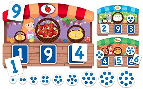 Loto Tactil des Chiffres Montessori or Touch ABC Bingo Retail Store Game to Learn Numbers and Quantities French by Headu