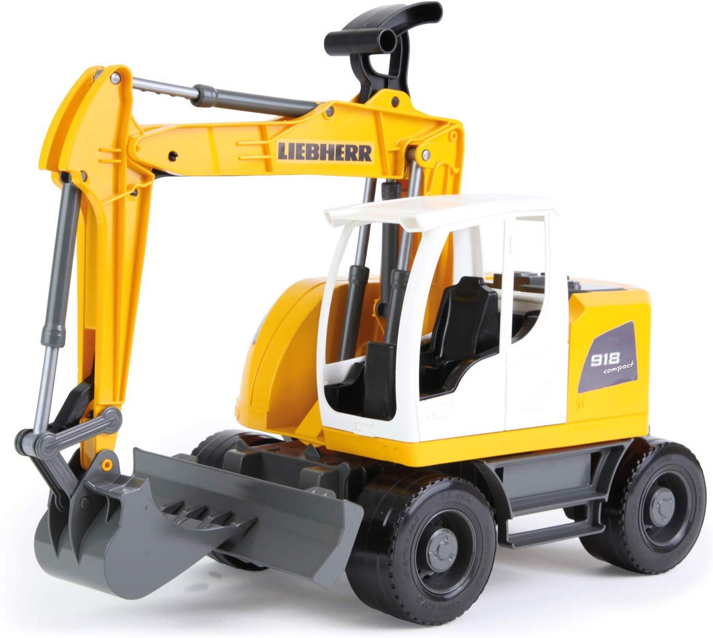 Liebherr A918 Litronic Excavator for 3-Year-Old Boys and Girls Realistic 1:15 Scale Model By Lena From KsmToys