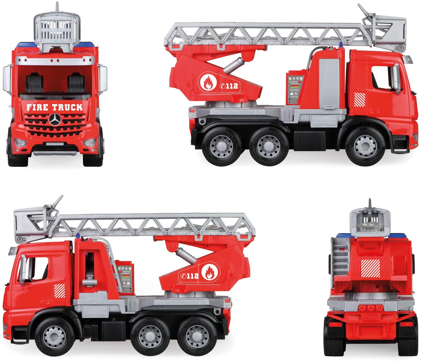 Fire Truck Fire Ladder with Real Water Function and Action for Young Firefighters for KSMTOYS by Lena