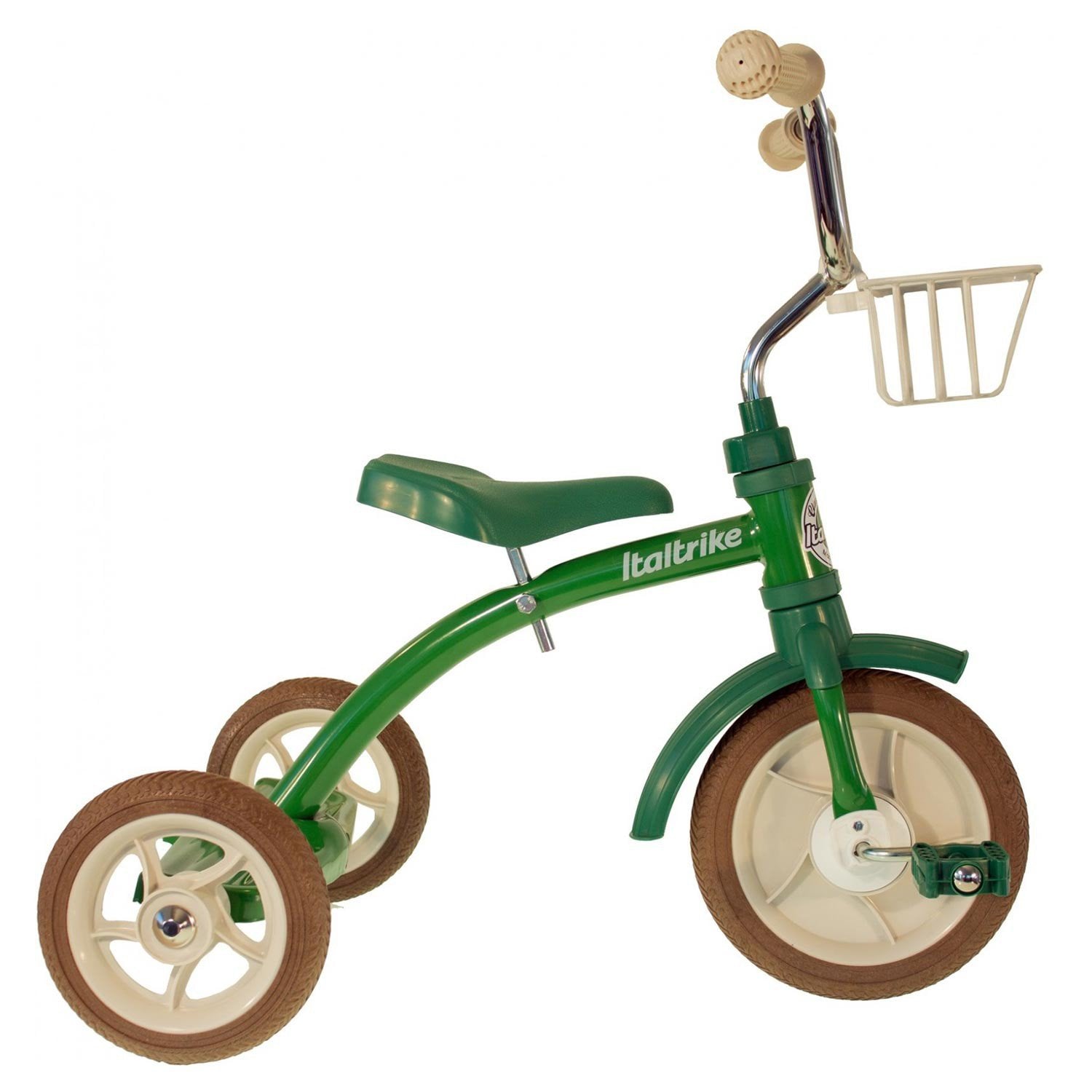 Classic 10" Super Lucy Primavera Tricycle, Green by Italtrike