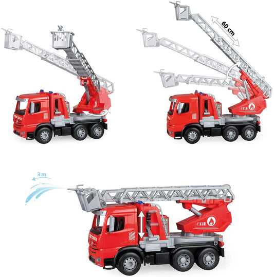 Fire Truck Fire Ladder with Real Water Function and Action for Young Firefighters for KSMTOYS by Lena