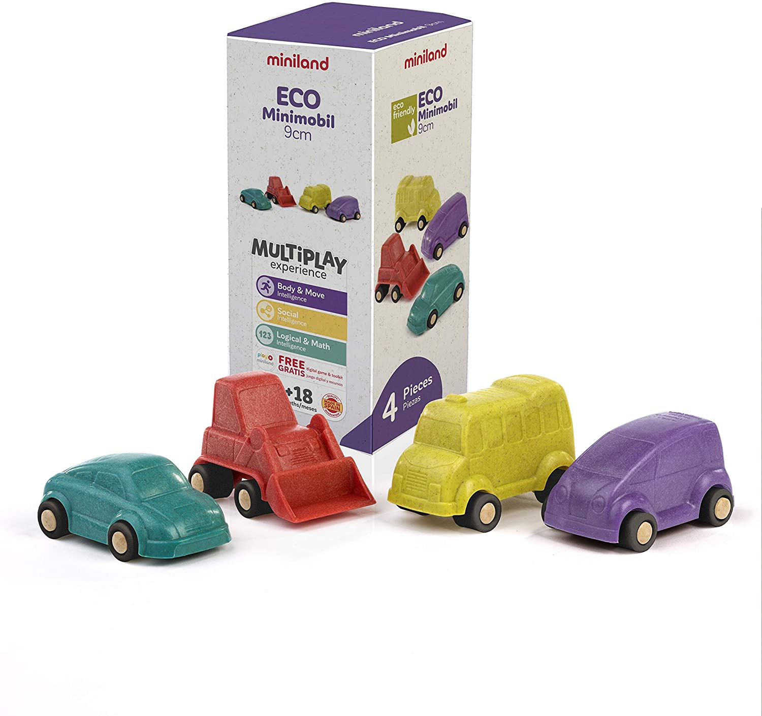 Miniland Educational - ECO Minimobil 3 1/2"