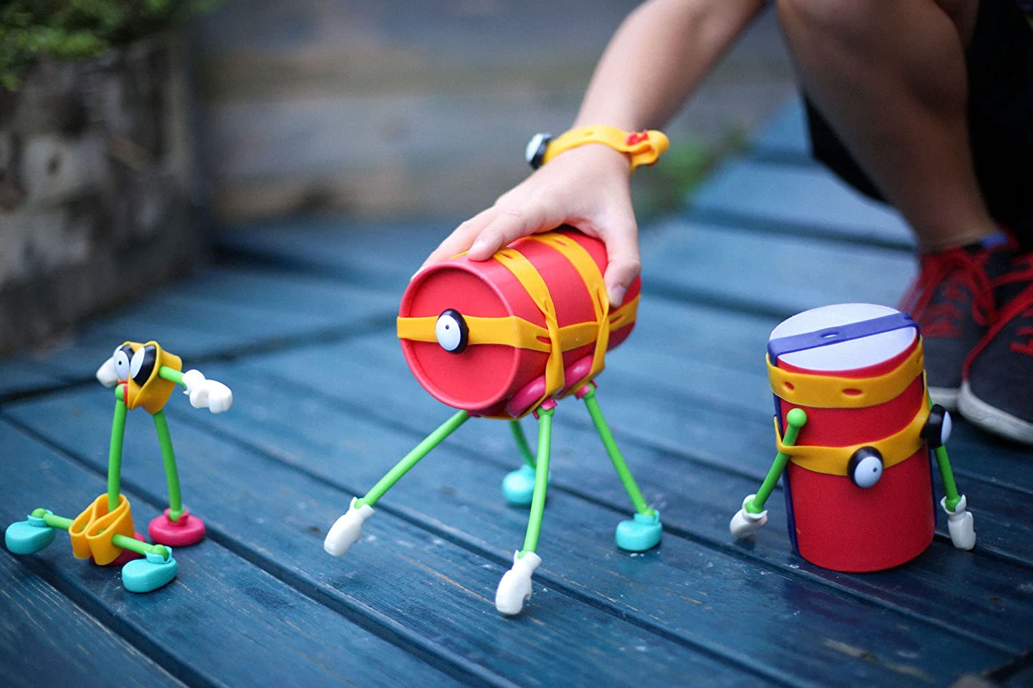 Toyi Basic Fidget Construction Building Toy Creative Colorful Fun Eco-Friendly Play Set 32 Pcs