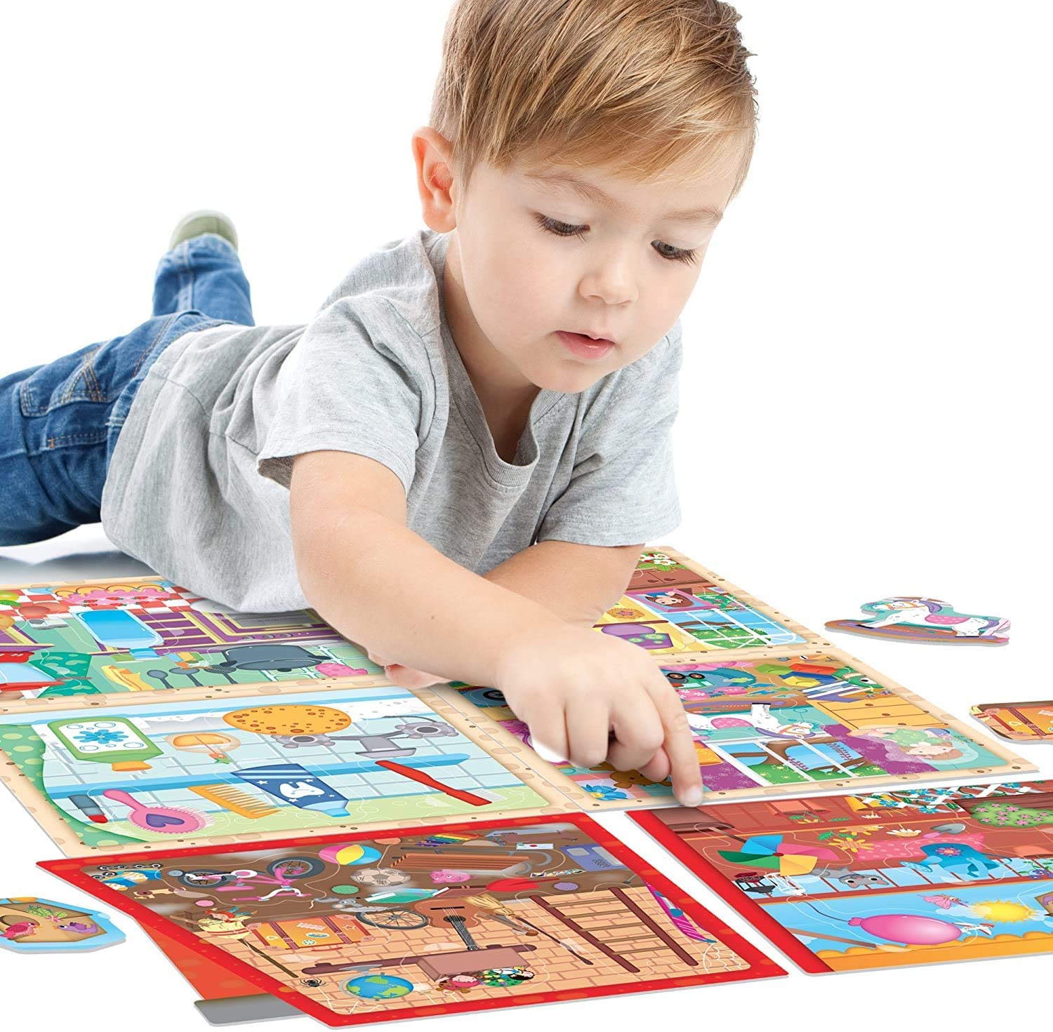 Ma Petite Maison Chaque  Learn to Tidy Up and House Chores Classify Objects My Little House Educational Puzzle Montessori Concept by Headu