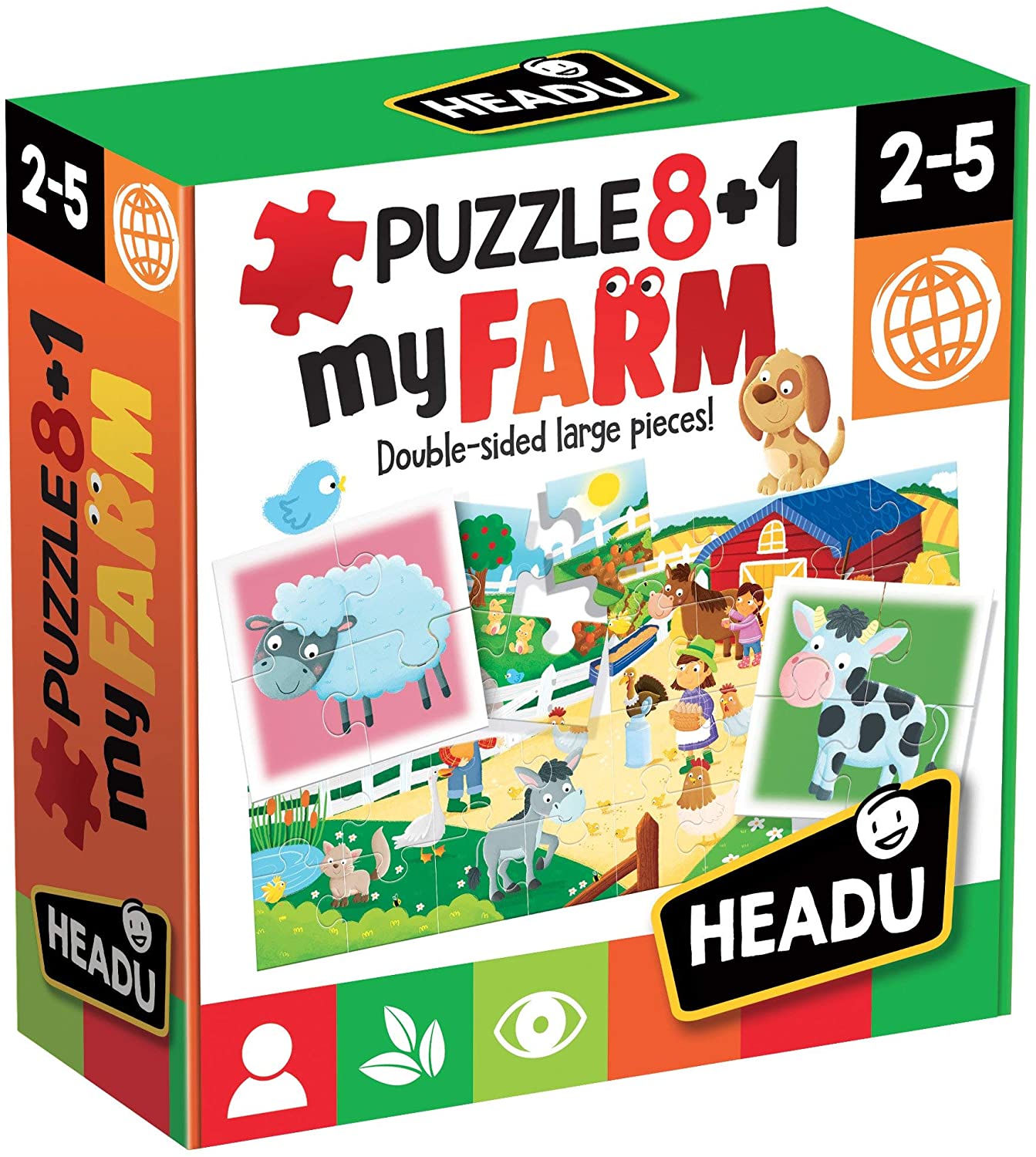 My Farm Double-Sided Large Peace Jig Saw Puzzle for Ksmtoys by Headu.