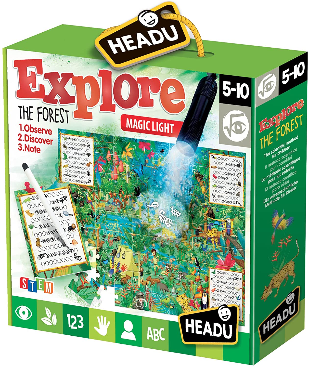 Explore The Forrest Scientific Puzzle and Observation Game for Ksmtoys by Headu