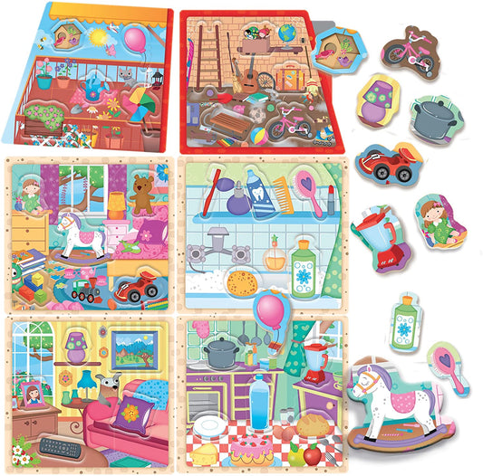My Little House Learn to Tidy Up and House Chores Using this Ingenious Game designed with Montessori concept for Ksmtoys by Headu