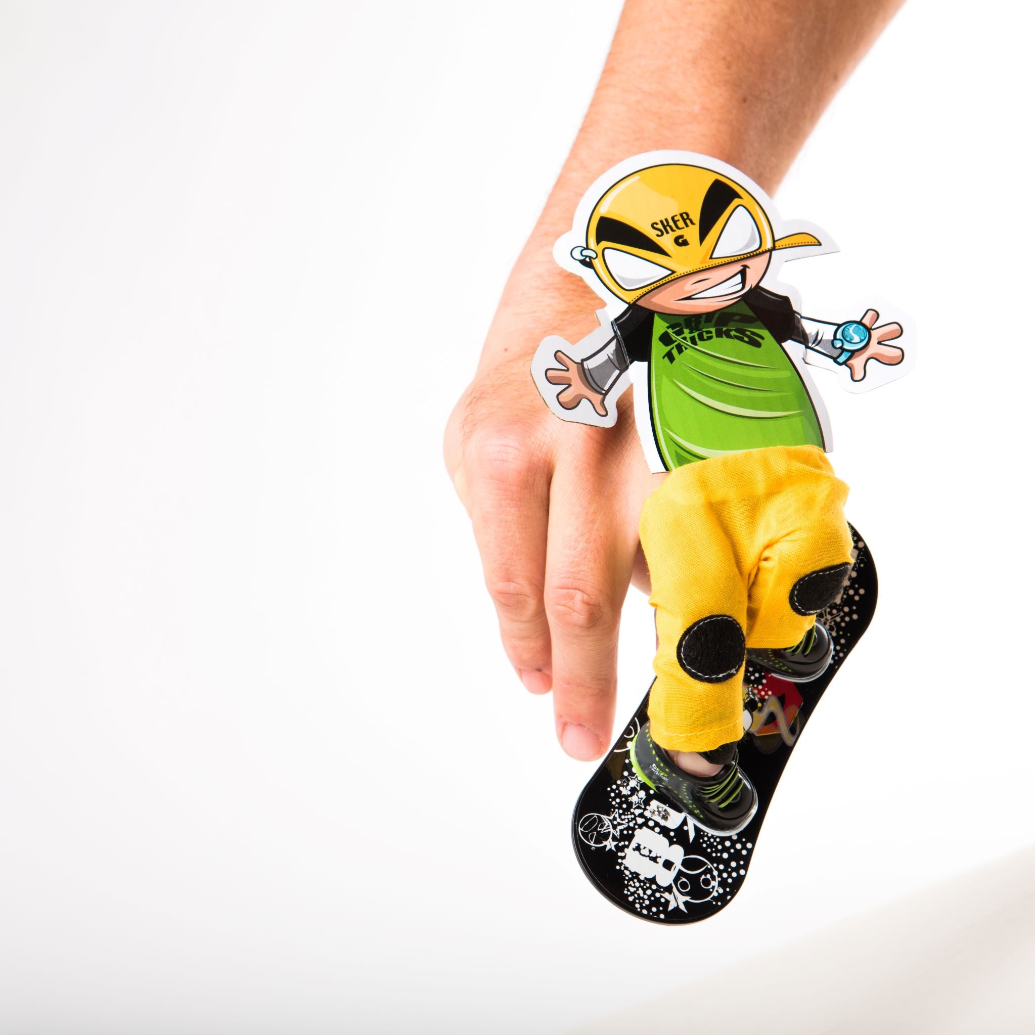Grip&Tricks - Finger Winter Pack 1 - Finger Snowboard Ski Freestyle - Mini Snowboard and Ski Frestyle