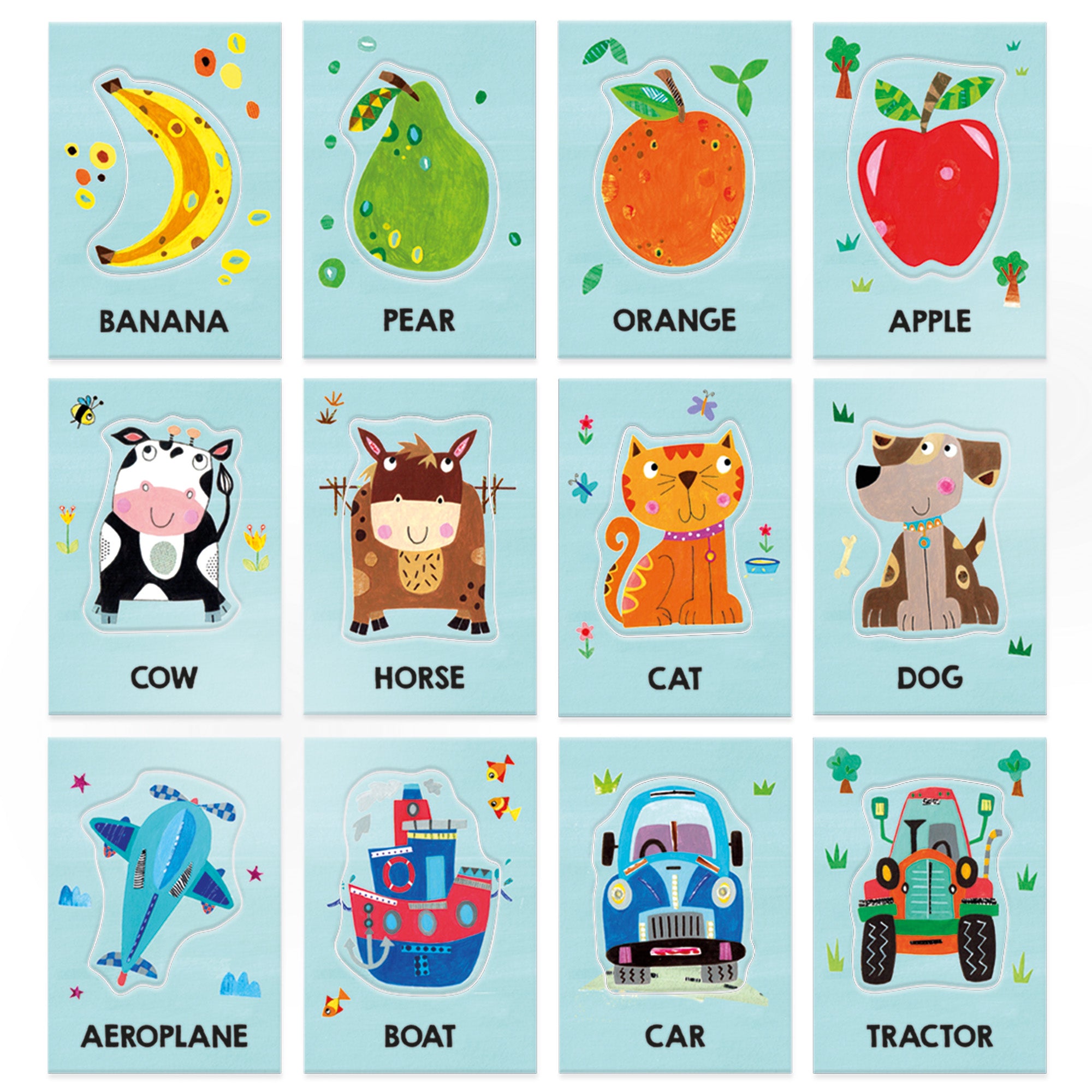 Educational Flash Cards for Young Children Based on Montessori School Learning Method for Ksmtoys by Headu