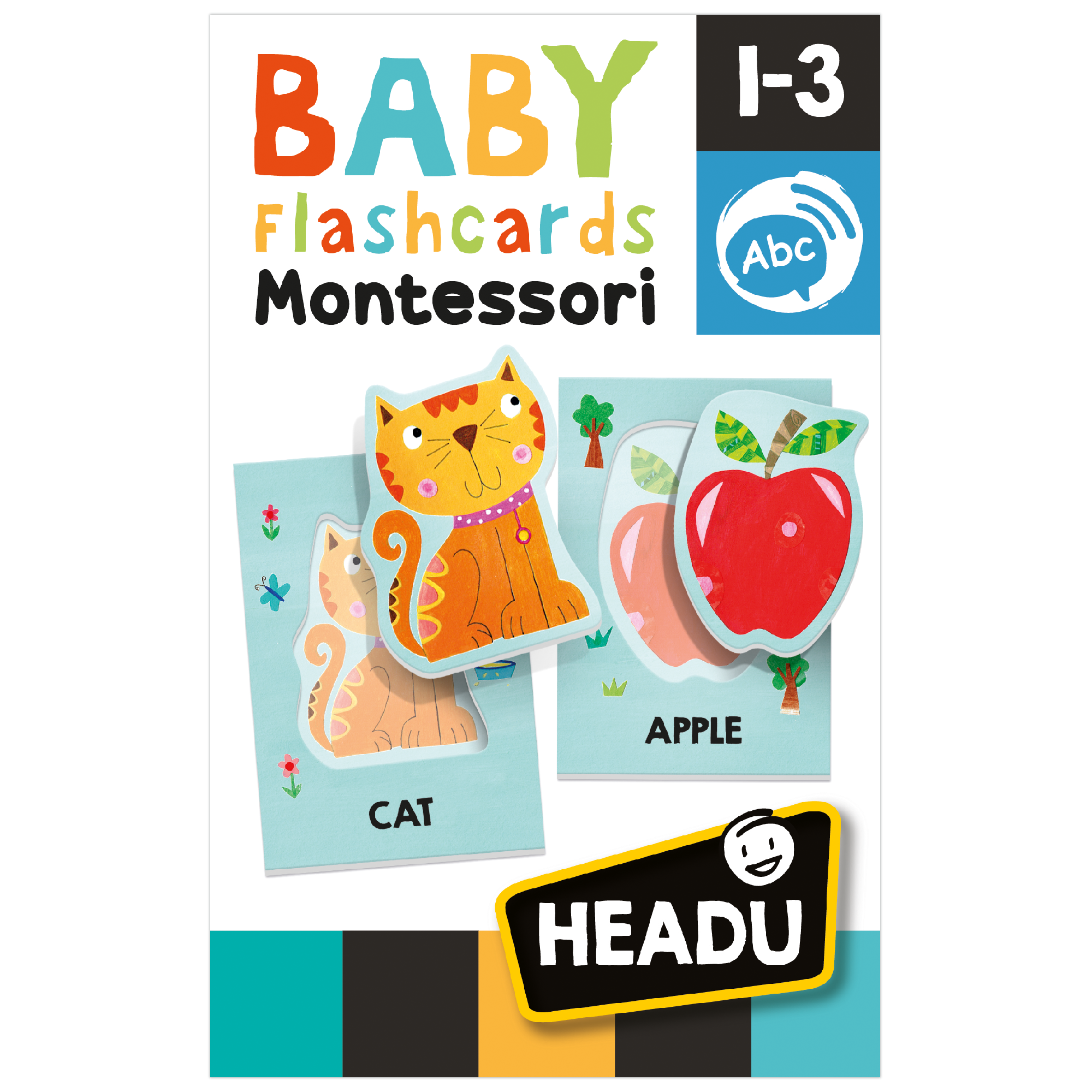 Educational Flash Cards for Young Children Based on Montessori School Learning Method for Ksmtoys by Headu