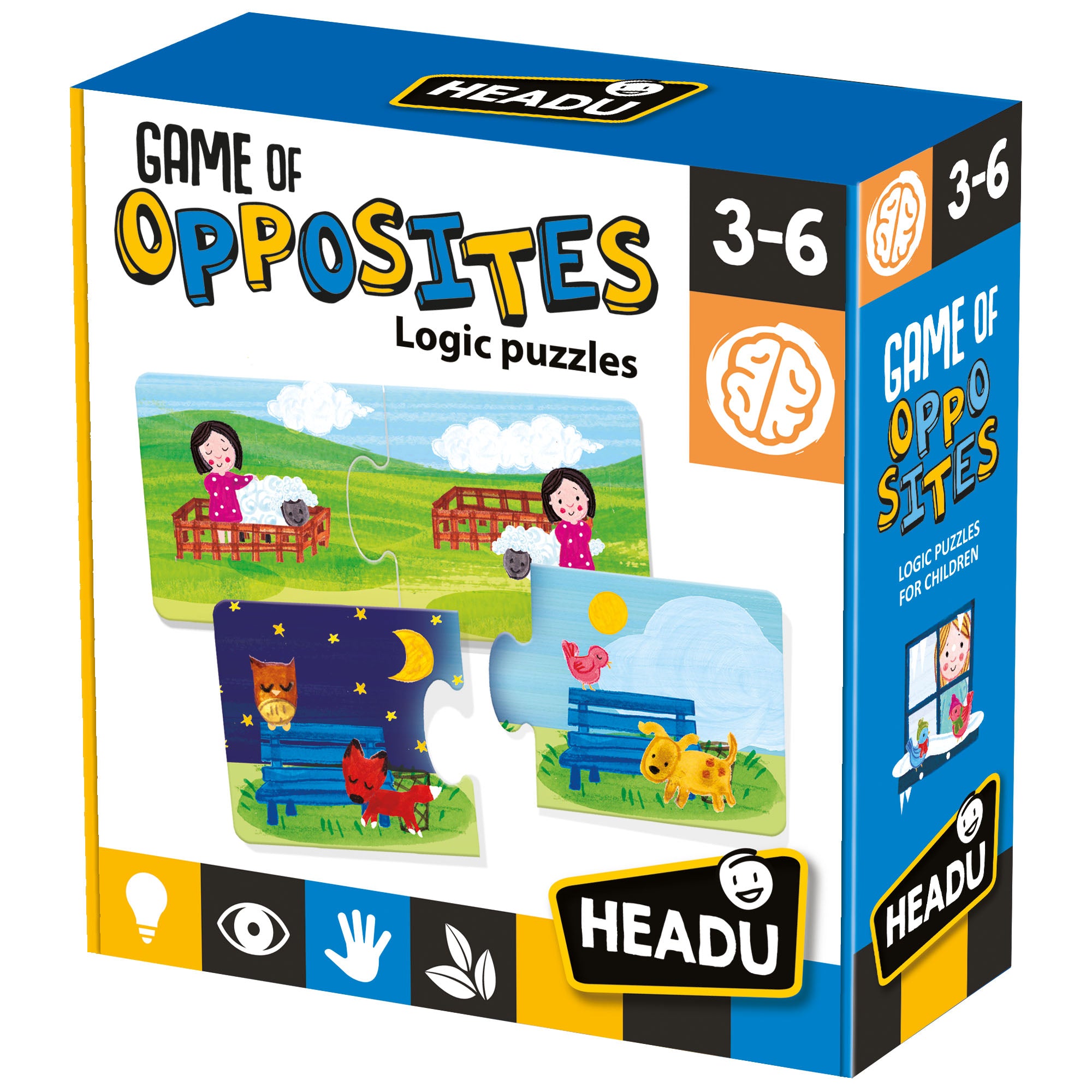 Game Of Opposites Learn and Understand the Logic of Opposites with Educational Puzzle from KsmToys by Headu