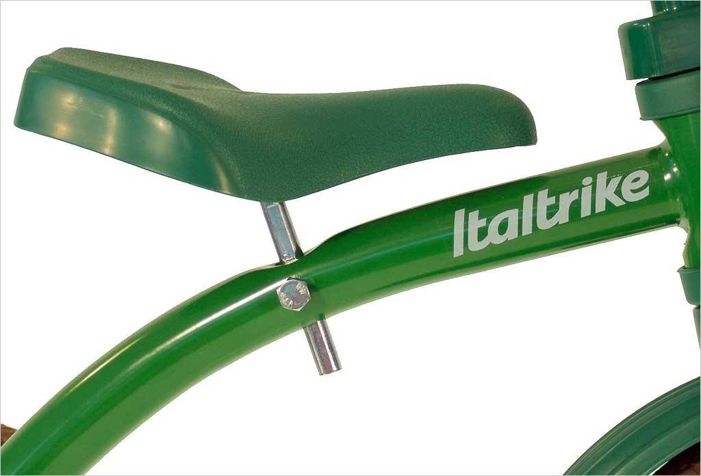 Classic 10" Super Lucy Primavera Tricycle, Green by Italtrike