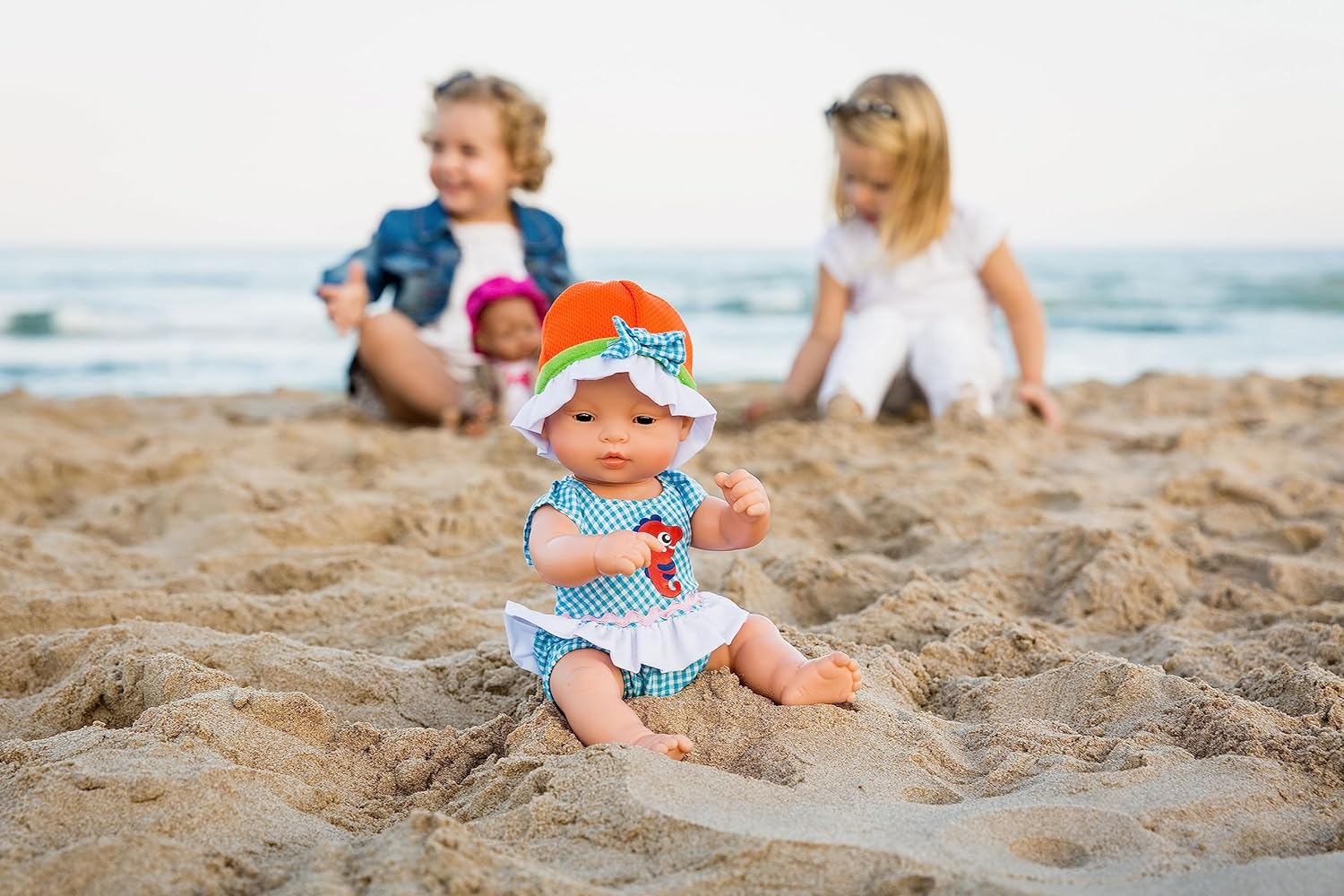 KsmToys Miniland 8.25″ 20cm Soft Body Asian Baby Boy Doll with Organic Cotton Clothes BPA-Free Vinyl Anatomically Correct Fully Articulated and Posabe