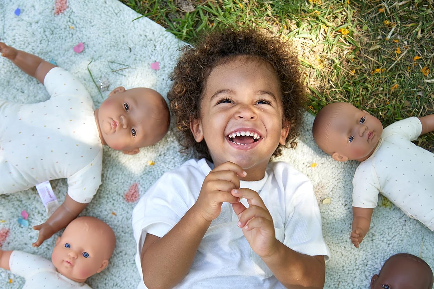 KsmToys Miniland 13″ 33cm Soft Body Caucasian Doll with Organic Cotton Clothes BPA-Free Vinyl Head arms and Legs with Realistic Features and Details Fully Posable