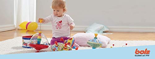 Classic Paybox Music Spinning Tin Top Toy from KsmToys by Bolz. The Funny Buzzing Hum Gets Louder As The Top Spins Faster Ages 18 m+