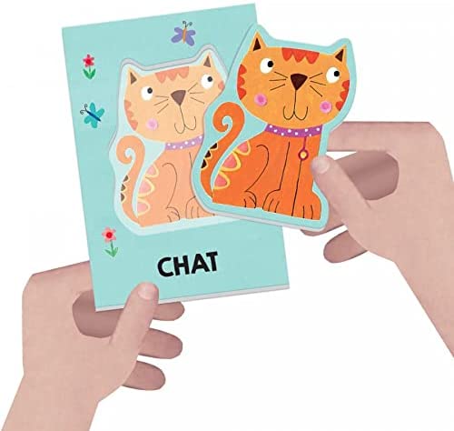 Ecouter Et Prononcier Les Premiers Mots Or Baby Flash Cards for Toddelrs Educational Puzzle Based on Montessori School Learning Method by Headu