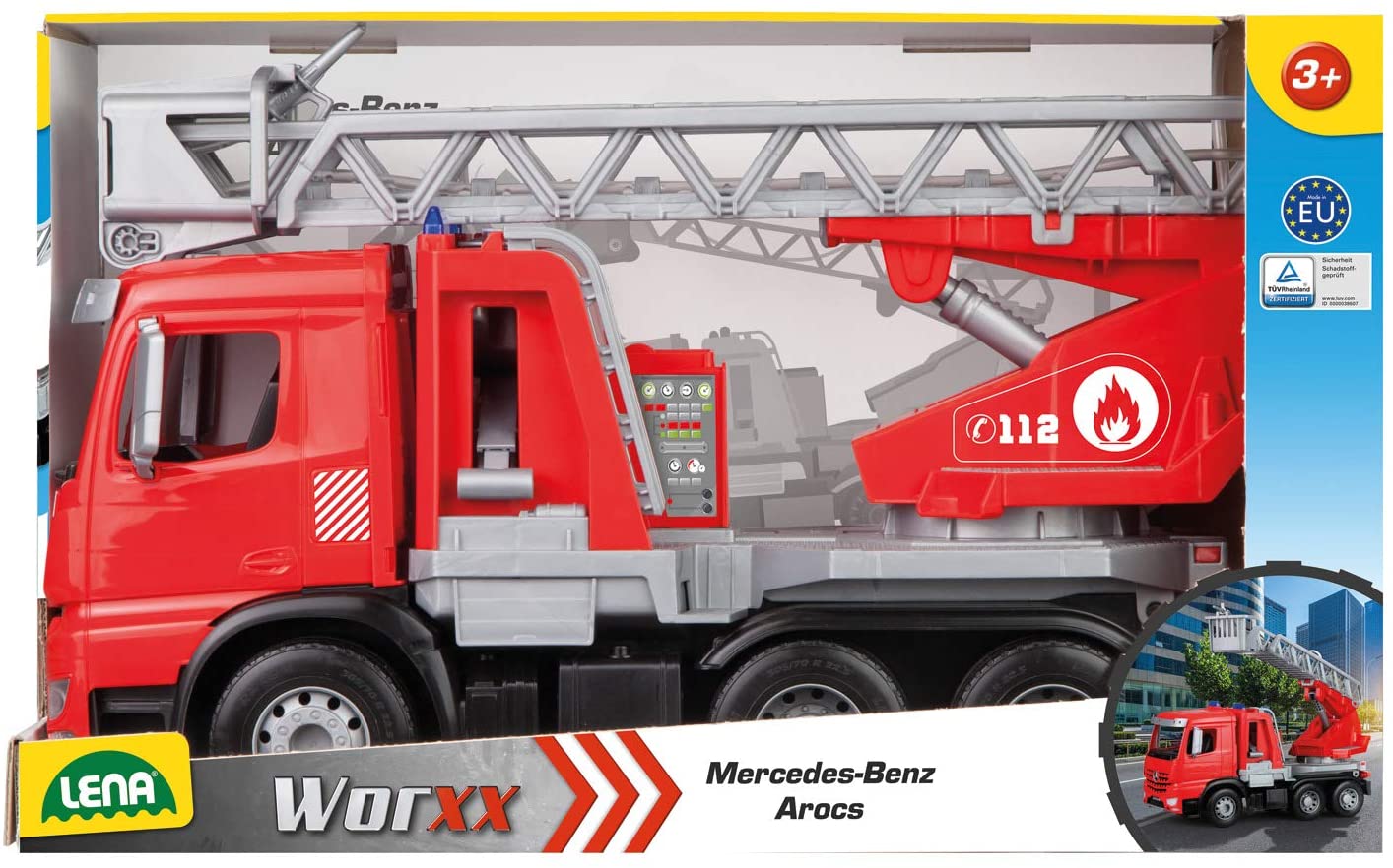 Fire Truck Fire Ladder with Real Water Function and Action for Young Firefighters for KSMTOYS by Lena