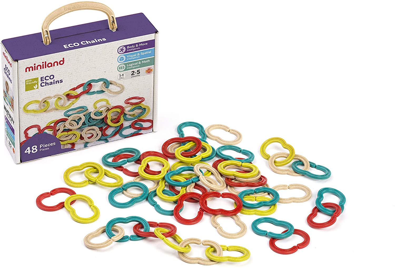 Miniland ECO Activity Toy Chains Construction Game and Toy