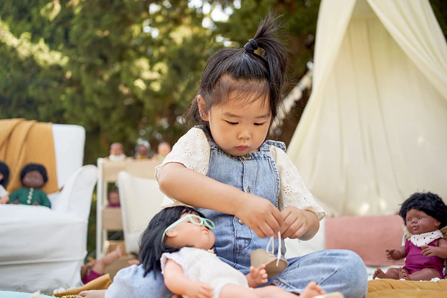 Soft Body Black Hair Baby Doll Boy Asian Anatomically Correct Fully Articulated Posable in Size of 15"