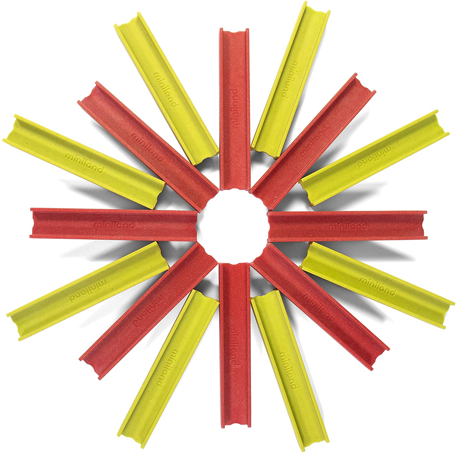 Miniland Educational - ECO Beams Building Set - STEM - Construcion Set - Ecofriendly - Wood Plastic Composition