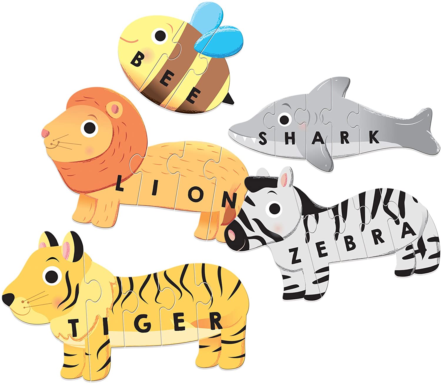 My First Words Learn to Read Selfcorrecting Animal Puzzle for KsmToys by Heady