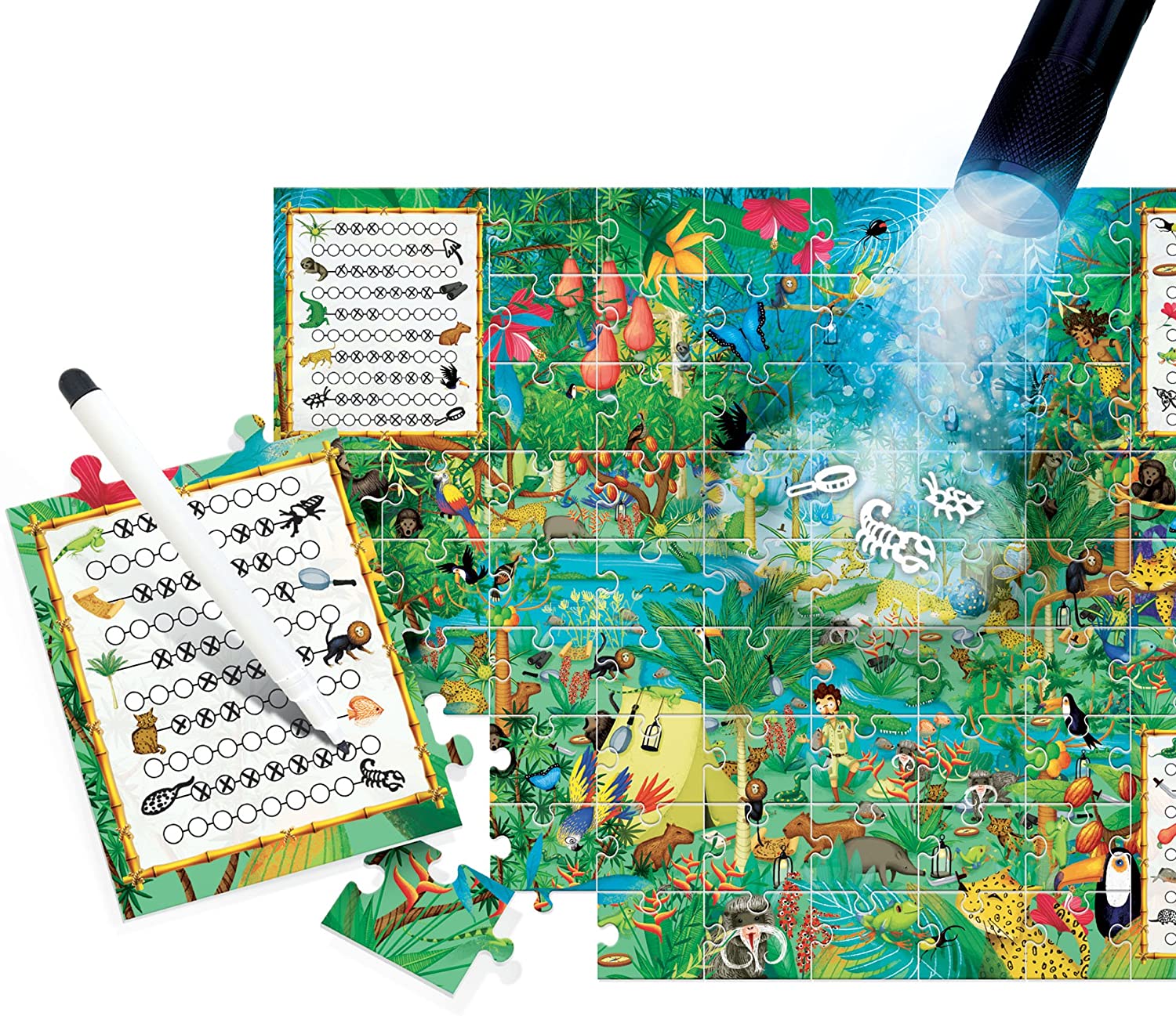 Explore The Forrest Scientific Puzzle and Observation Game for Ksmtoys by Headu