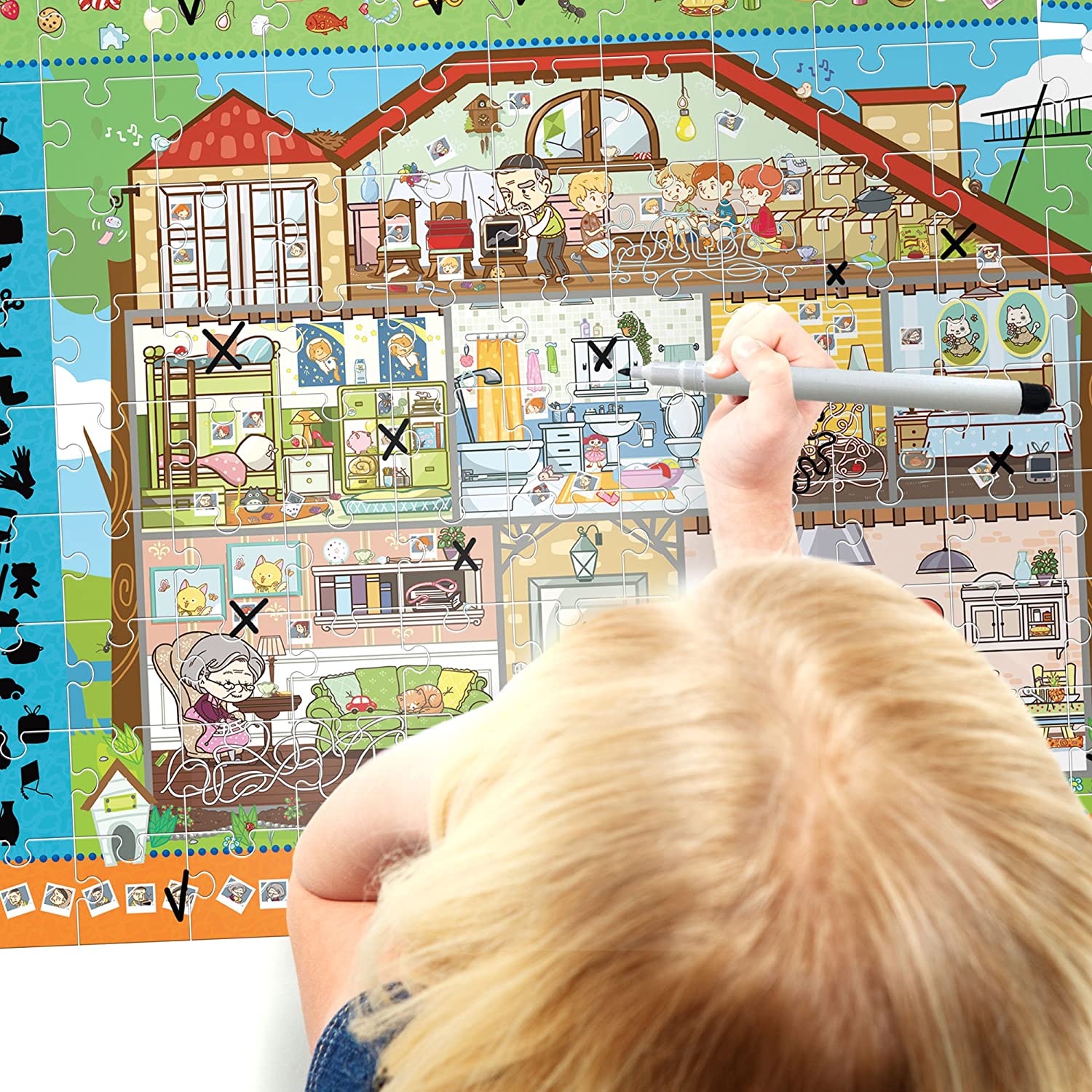 Brain-Trainer Educational Puzzle & Children's Development Game 108 Pcs. for KsmToys by Heady